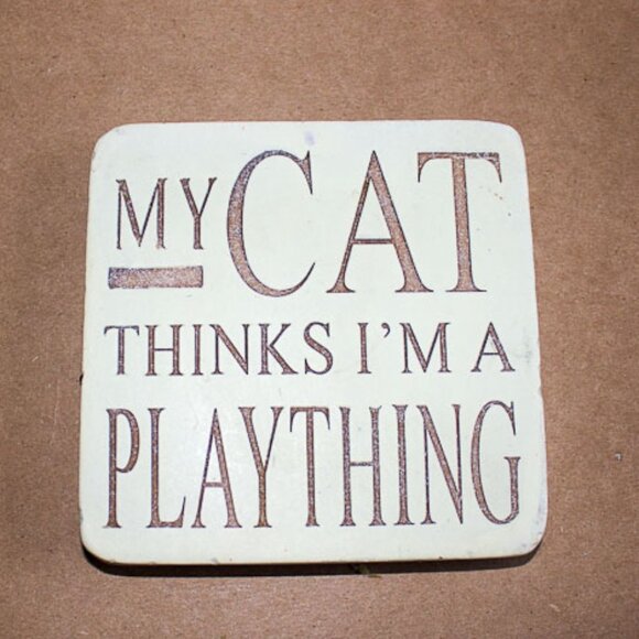 4 Cat coasters - Picture 3 of 8